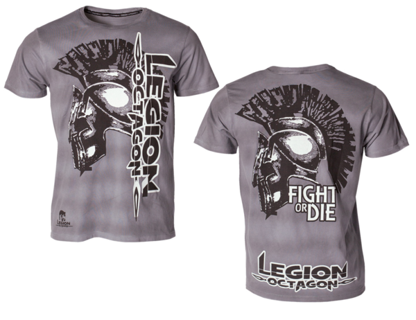 Legion Octagon Fight or die T-Shirt grau