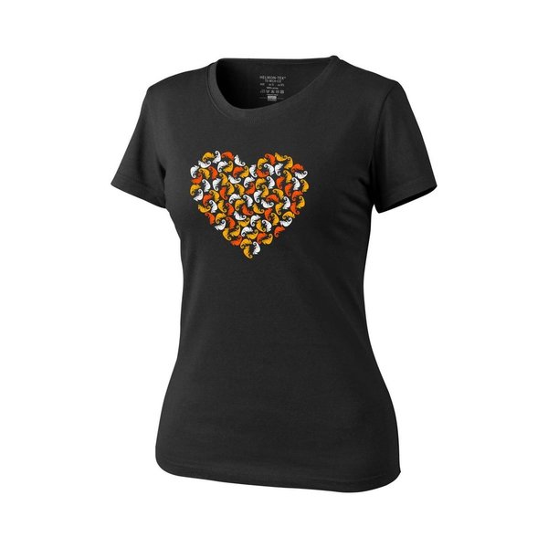 Helikon-Tex® Women's T-Shirt (Chameleon Heart) Black