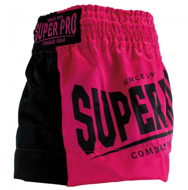 Super Pro (Thai)Boxing Shorts Kids Leopard black/pink