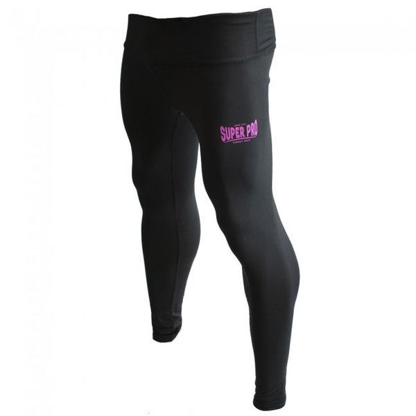 Super Pro Leggings Women Lion/Super Pro Logo black/pink